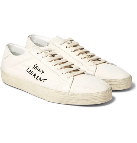 yves saint laurent men's sneakers|Saint Laurent slip on sneakers.